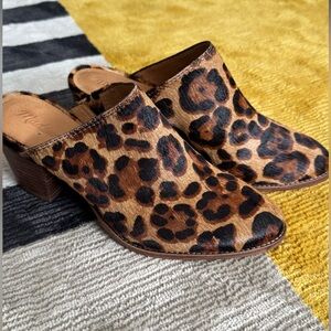 Madewell Leopard Print Mules